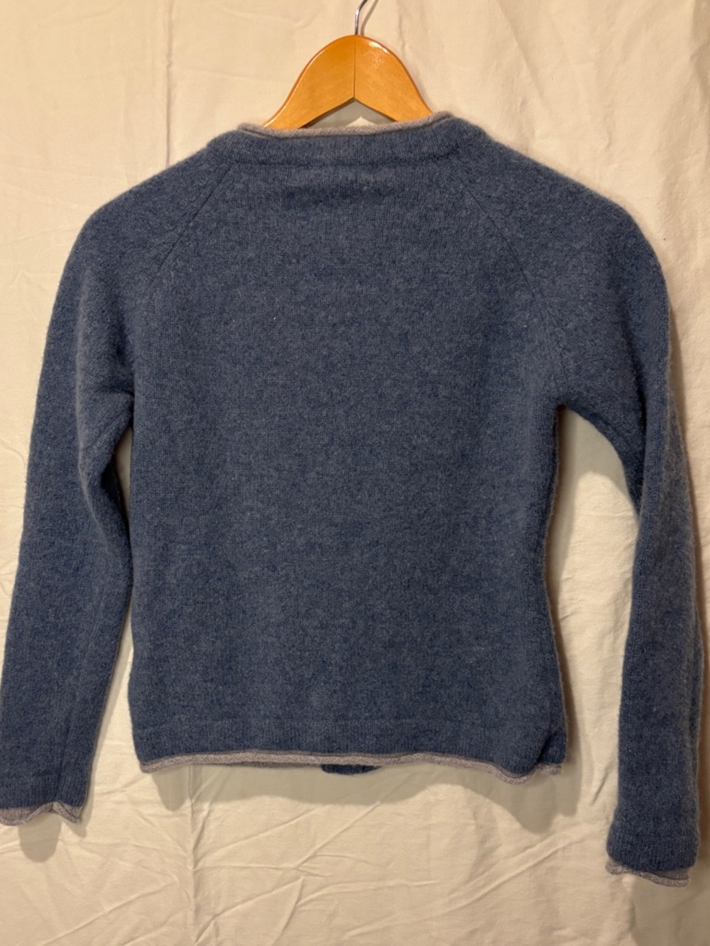 Wool Cashmere button down cardigan- made in Ireland - Picture 6 of 8